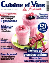 Cuisine et Vins de France N° 152 Mai 2013