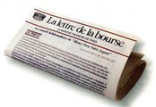 La Lettre De La Bourse