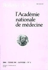Bulletin de l'académie nationale de médecine