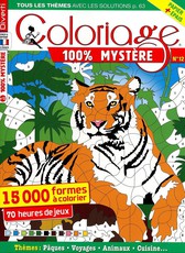Coloriage 100% Mystère N° 28 Mars 2025