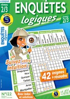 Enquêtes logiques niveau 2/3