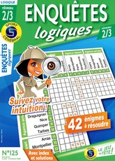 Enquêtes logiques niveau 2/3