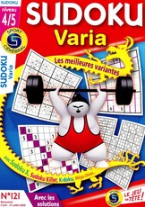 Sudoku Varia niveau 4/5