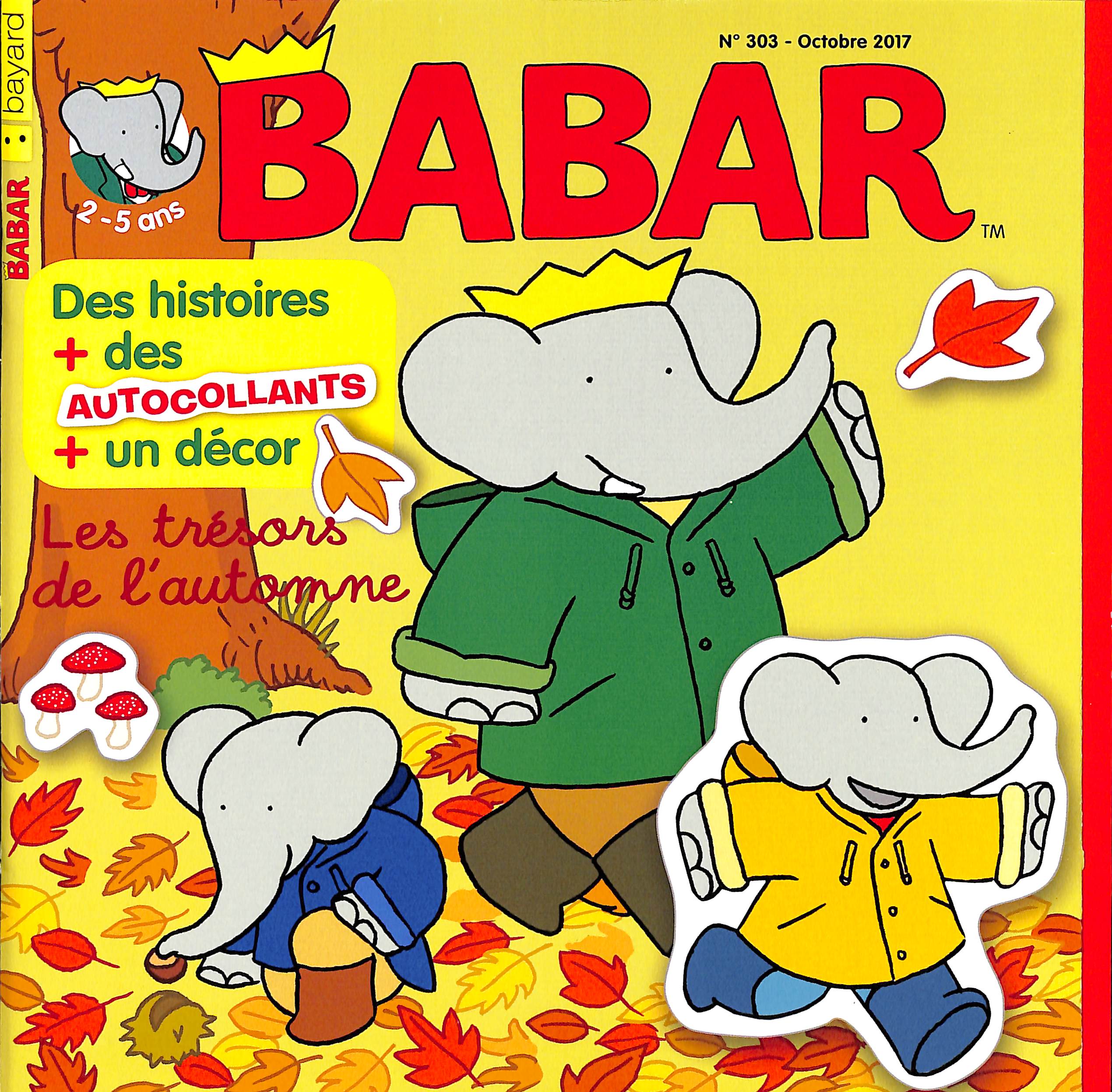 Babar n° 303 – Abonnement Babar | Abonnement magazine par Toutabo.com