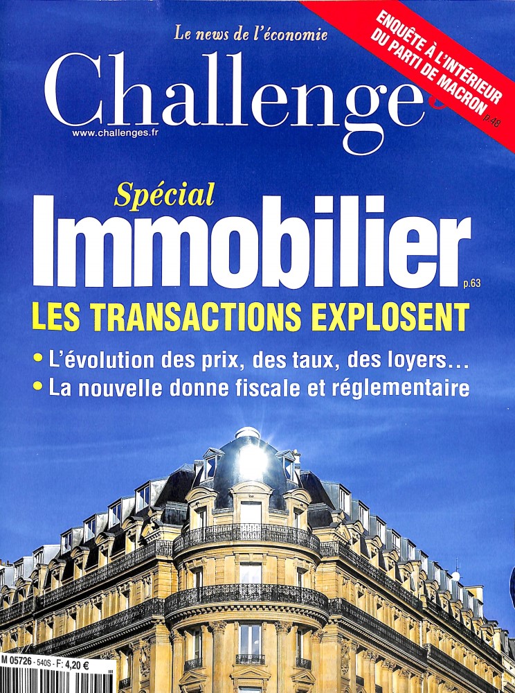 Challenges Magazine Style Challenges n° 540 – Abonnement Challenges | Abonnement magazine par ...