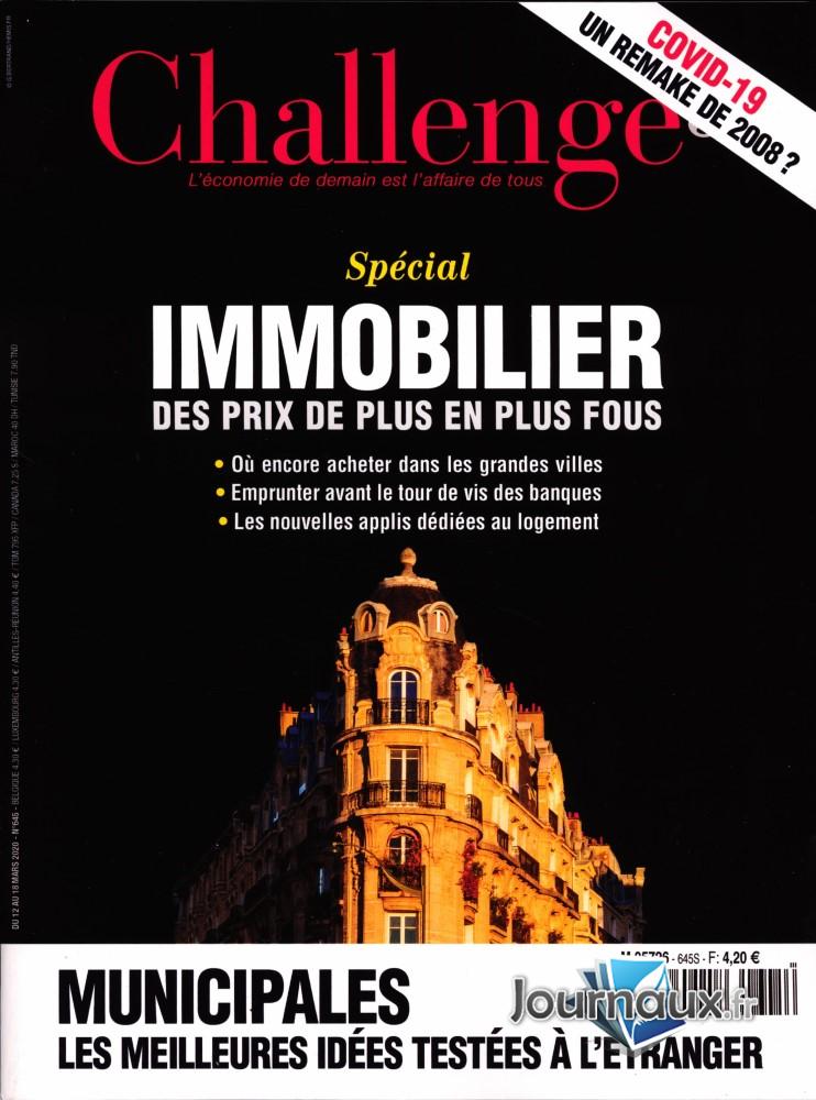 Challenges Magazine Style Challenges n° 645 – Abonnement Challenges | Abonnement magazine par ...