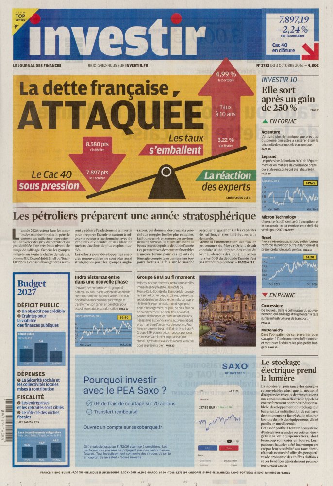 Investir - Le journal des finances