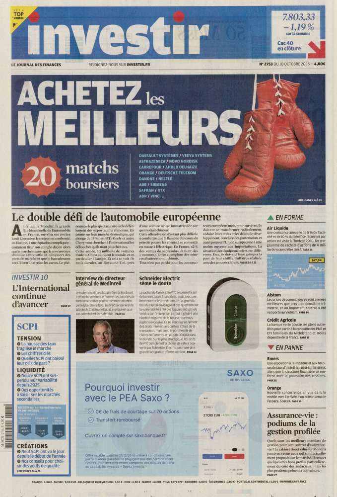 Investir - Le journal des finances