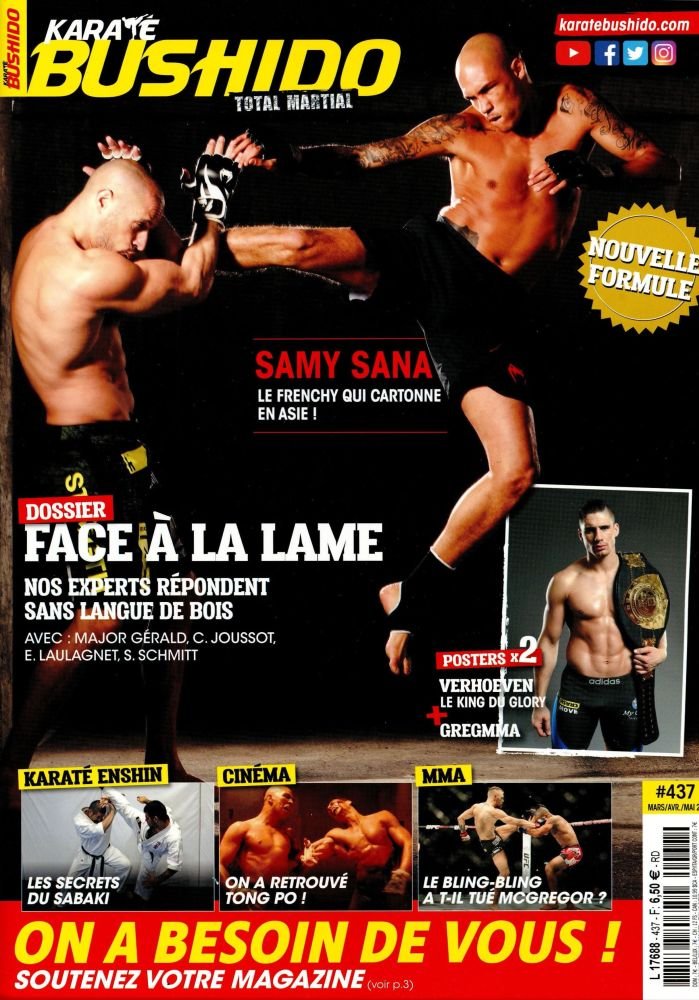 Magazine Karate Bushido N°246 – 1997 – Nambu, Moreira – Complet Avec Poster